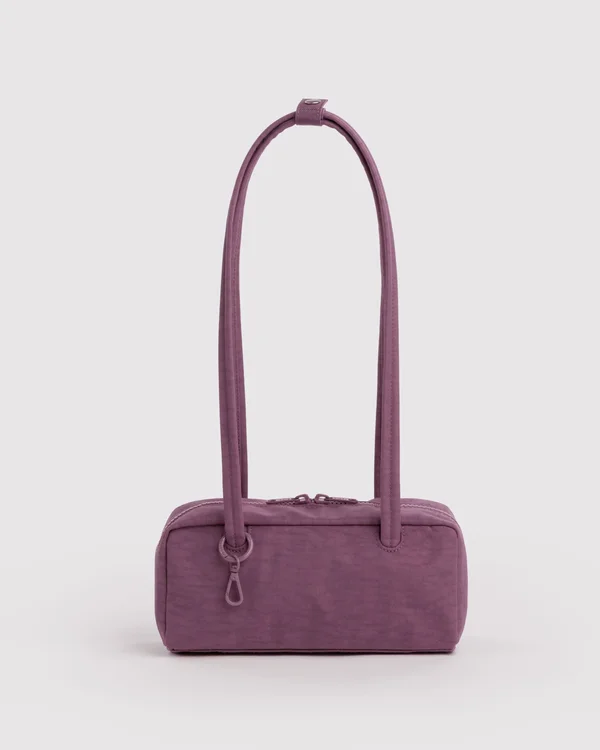 Small Nylon Bowler Bag - Wild Plum - Size: OS