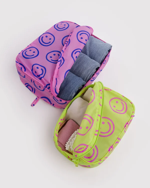 Packing Cube Set - Bright Happy Mix - Size: OS