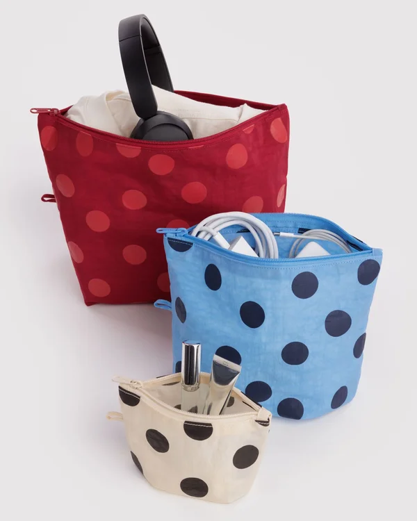 Go Pouch Set - Polka Dot Mix - Size: OS