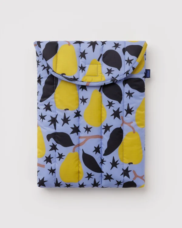 Puffy Laptop Sleeve 13"/14" - Golden Pears - Size: OS