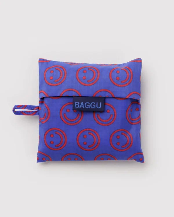 Standard Baggu - Mini Cobalt Happy