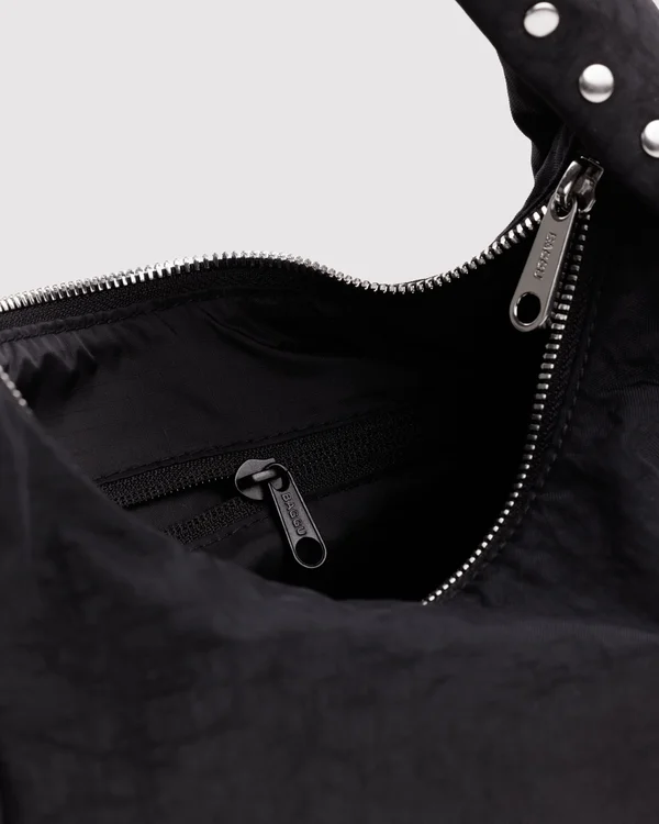 Small Nylon Meringue Bag - Studs - Material: heavyweight-nylon